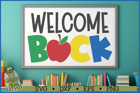Welcome Back Apple SVG File SVG Crunchy Pickle 