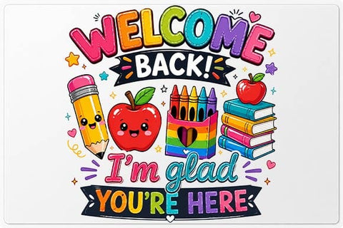 Welcome Back PNG, Back to School Sublimation SVG BillahCrafts 