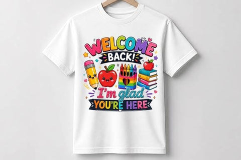 Welcome Back PNG, Back to School Sublimation SVG BillahCrafts 