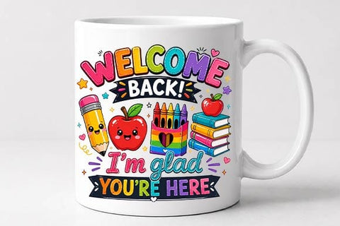 Welcome Back PNG, Back to School Sublimation SVG BillahCrafts 
