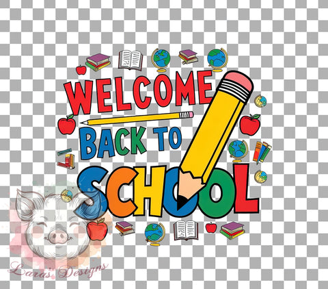 Welcome Back To School Png, Retro Teacher Png, Back to School Png, Teacher Appreciation Png, First Day of School Png, Sublimation Designs, Digital Download Sublimation Lara' s Designs 