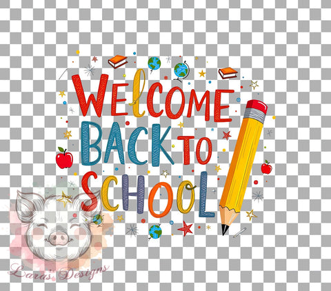 Welcome Back To School Png, Retro Teacher Png, Back to School Png, Teacher Appreciation Png, First Day of School Png, Sublimation Designs, Digital Download Sublimation Lara' s Designs 