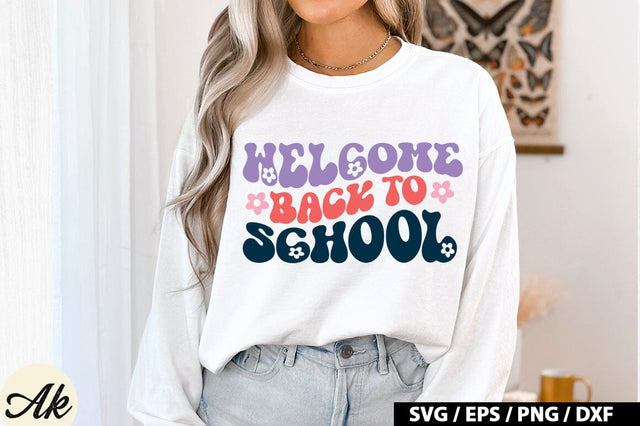 Welcome Back To School SVG Design SVG akazaddesign 