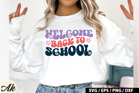 Welcome Back To School SVG Design SVG akazaddesign 
