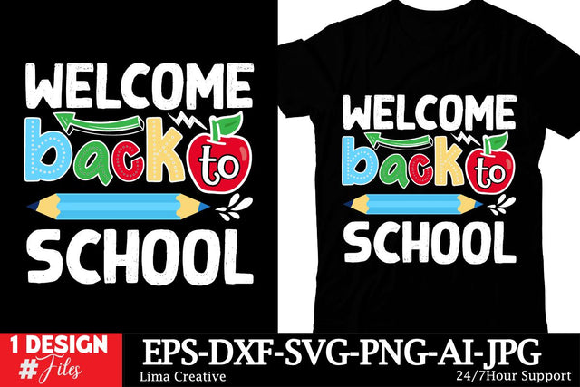 Welcome Back To School T-shirt Design, Back To School Sublimation PNG, Back To School SVG Cut File Sublimation Insomnia Std 