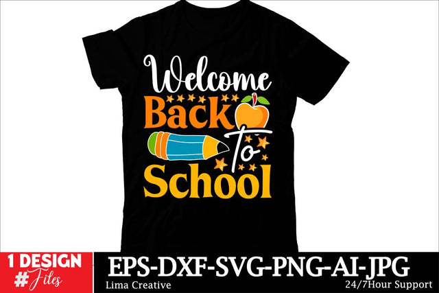 Welcome Back To School T-shirt Design, Welcome Back To School , Back To School SVG Cut File, Back To School Sublimation PNG SVG Insomnia Std 
