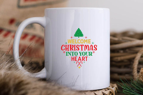 Welcome christmas into your heart SVG Angelina750 