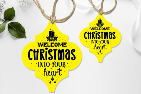 Welcome christmas into your heart SVG Design SVG Regulrcrative 