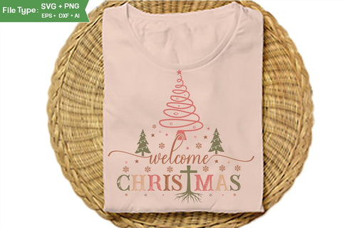 Welcome Christmas SVG Design, Farmhouse Christmas SVG Design, Christmas SVG Design, SVGs, Food & Drink, Print & Cut, Quotes and Sayings SVG DesignPlante 503 