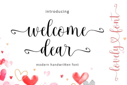 Welcome Dear Font Rotterlab studio 