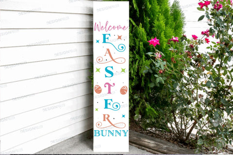 Welcome easter bunny Svg Design SVG Regulrcrative 