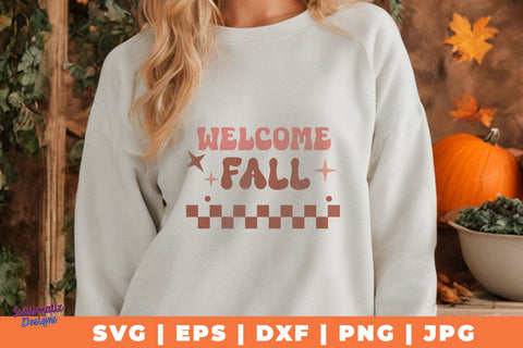 Welcome Fall | Fall T-Shirt SVG Desing | Fall SVG Design SVG Sublimatiz Designs 