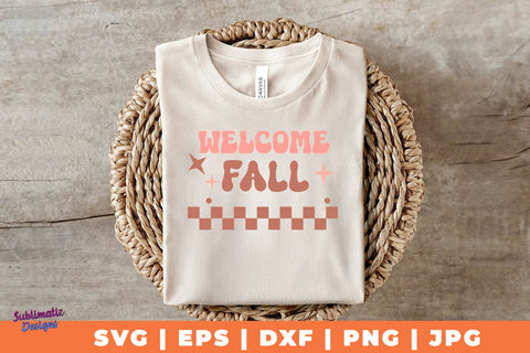 Welcome Fall | Fall T-Shirt SVG Desing | Fall SVG Design SVG Sublimatiz Designs 
