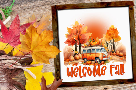 Welcome fall png design Sublimation Regulrcrative 