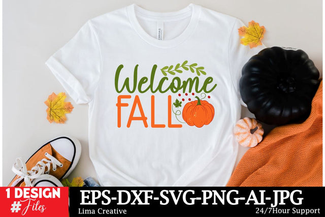 Welcome Fall SVG CUt File SVG Insomnia Std 