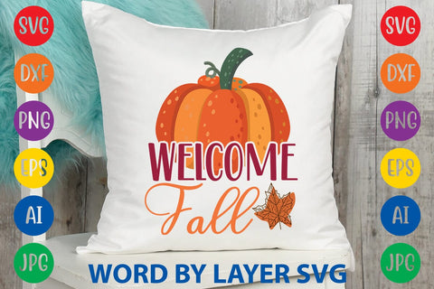 Welcome Fall SVG DESIGN SVG Rafiqul20606 