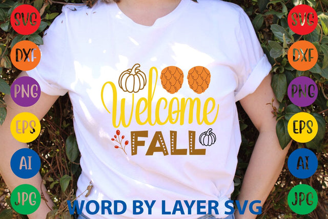 Welcome Fall svg design SVG Rafiqul20606 