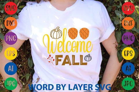 Welcome Fall svg design SVG Rafiqul20606 