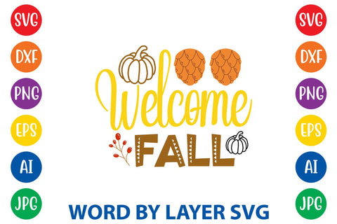 Welcome Fall svg design SVG Rafiqul20606 