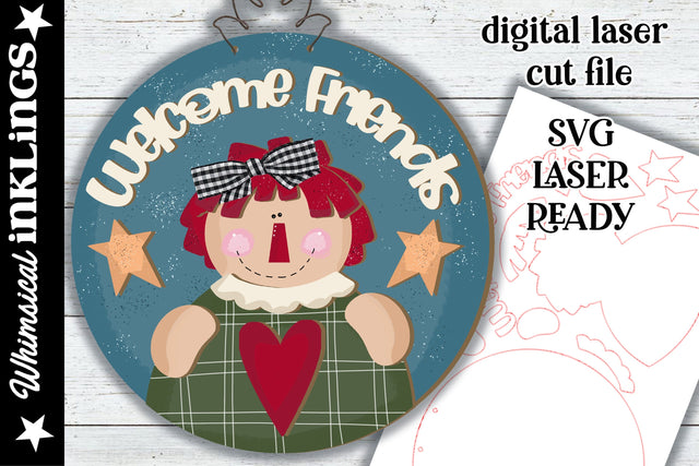 Welcome Friends; Annie edition SVG Whimsical Inklings 