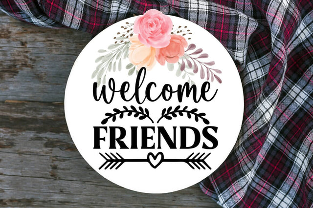 Welcome friends SVG Design SVG Designangry 
