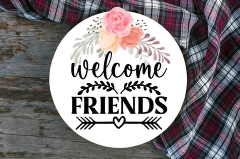 Welcome friends SVG Design SVG Designangry 