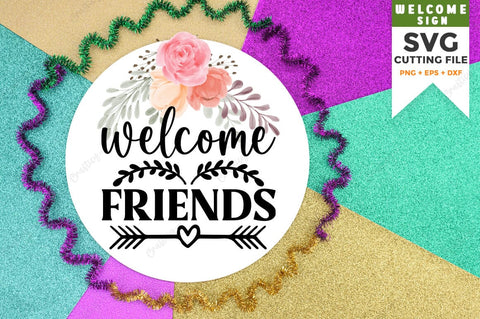 Welcome friends SVG Design SVG Designangry 