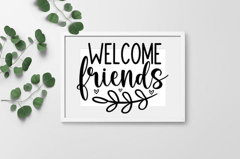 Welcome friends SVG Design SVG Designangry 