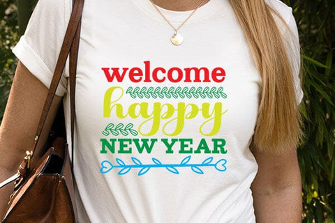 welcome happy new year SVG Angelina750 