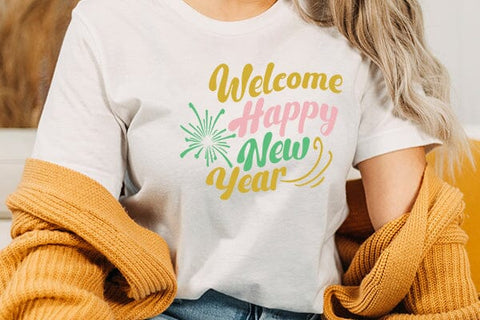 Welcome happy new year SVG Angelina750 