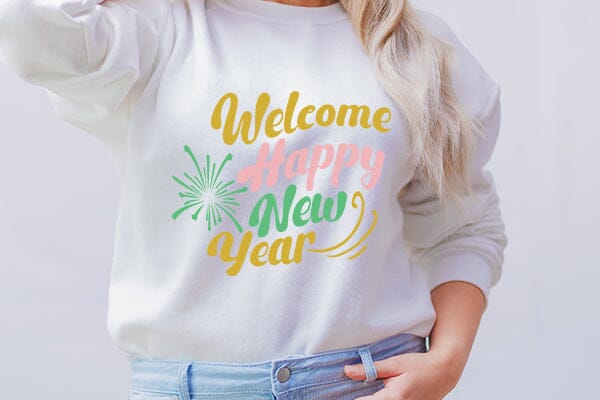 Welcome happy new year SVG Angelina750 