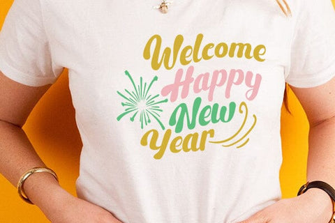 Welcome happy new year SVG Angelina750 
