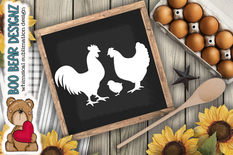 Welcome Home Chicken Signs Sublimation Boo Bear Designz 