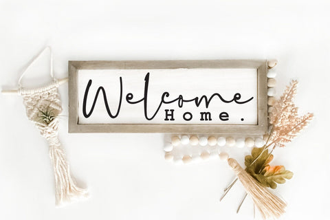 Welcome Home, Family Sign SVG Cut File SVG CraftLabSVG 