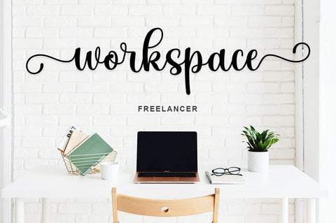 Welcome Home Font Rotterlab studio 