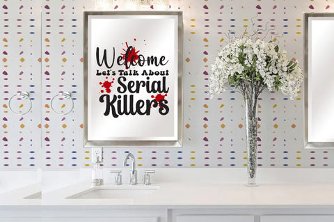 Welcome let's talk about serial killers, True Crime Png - Digital download Png, PNG Sublimation Jagonath Roy 
