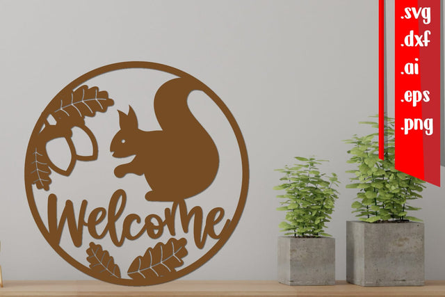 Welcome Round Sign, Fall Round Sign, Autumn Round Sign SVG zafrans studio 