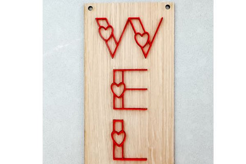 Welcome Sign Laser SVG File SVG Crafting With Brenna 