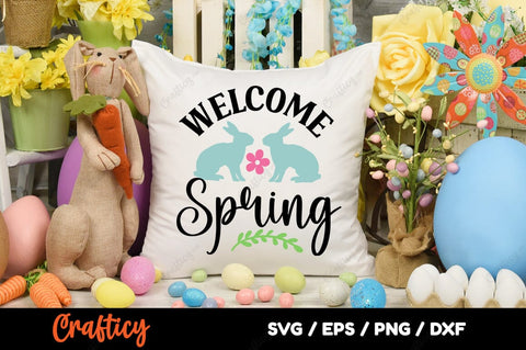 Welcome Spring SVG Design SVG Designangry 