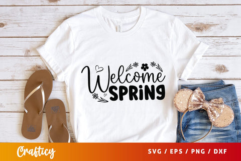 Welcome spring Svg Design SVG Designangry 