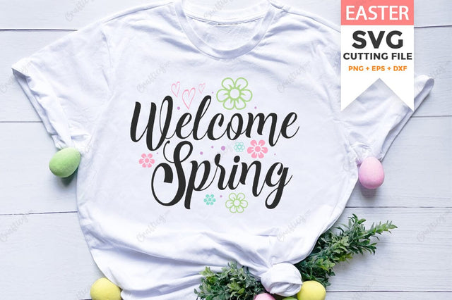 Welcome Spring SVG Design SVG Designangry 