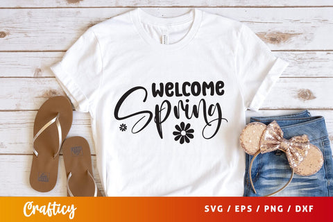 Welcome spring Svg Design SVG Designangry 