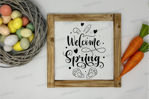 Welcome spring Svg Design SVG Regulrcrative 