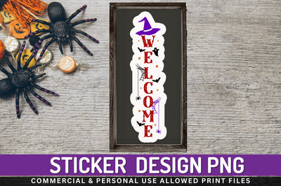 Welcome Stickers Design Sublimation Regulrcrative 