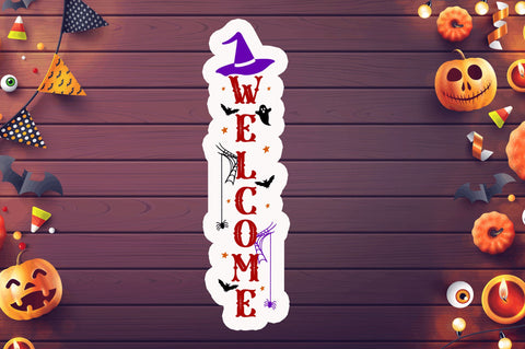 Welcome Stickers Design Sublimation Regulrcrative 