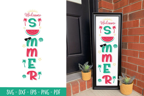 Welcome Summer Porch Sign SVG SVG CraftLabSVG 