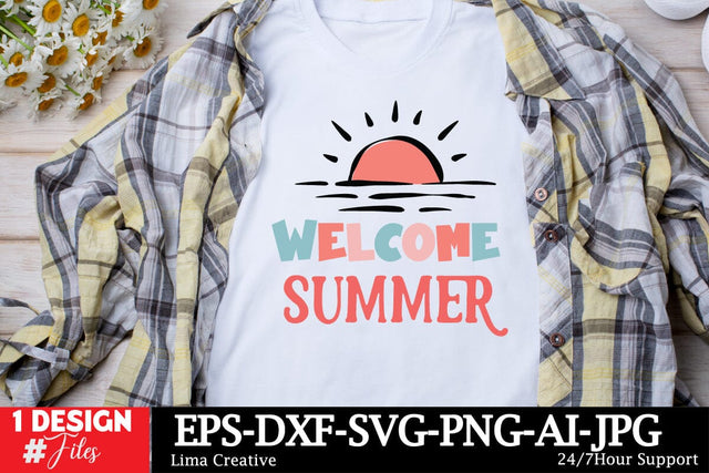 Welcome Summer SVG Design,Summer SVG,Summer SVG Design,Summer Shirt Design,Summer Sublimation PNG,Beach SVG Cut File SVG Insomnia Std 