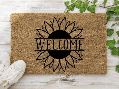 Welcome Sunflower SVG SVG Paige Cole Studio 
