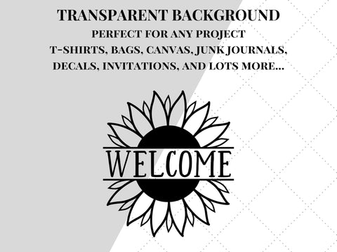 Welcome Sunflower SVG SVG Paige Cole Studio 