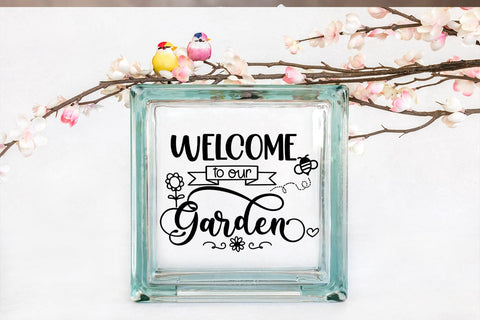 Welcome to Garden SVG I Spring Sign SVG I Spring Quote SVG SVG Happy Printables Club 